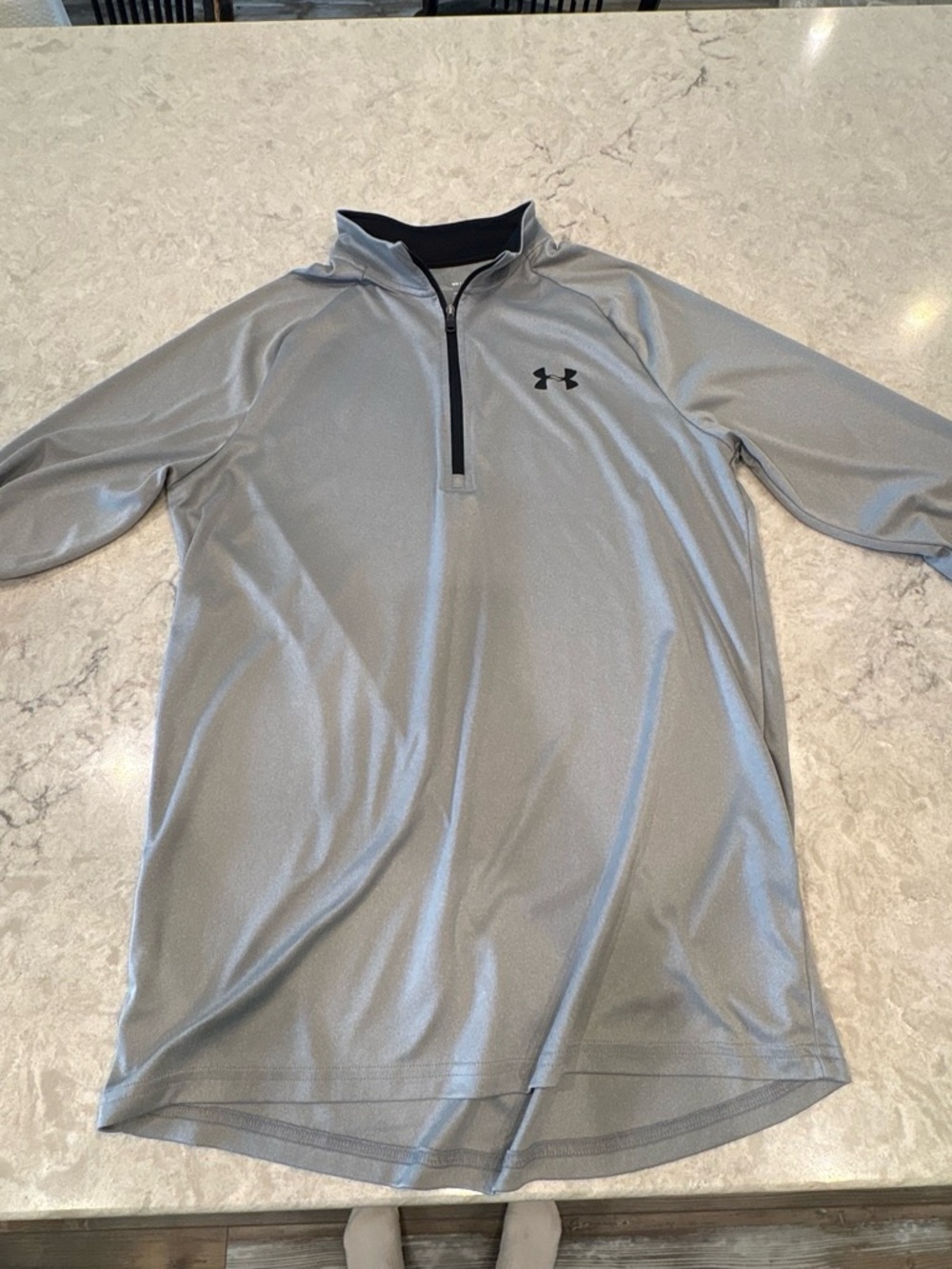 Under Armour Gray Quarter-Zip Performance Pullover